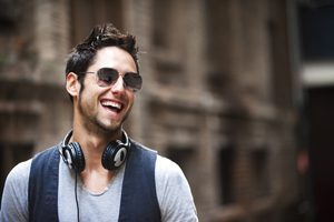 Brighter smile with teeth whitening